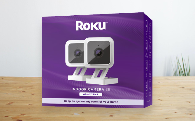 Roku Smart Home Indoor Camera on the Table