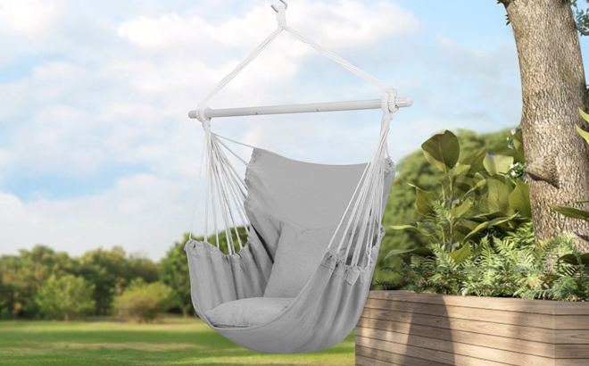 Segmart Large Hammock Chair Swing Hanging from a Tree
