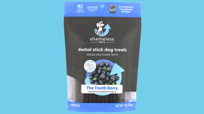 Shameless Pets Dental Stick Dog Treats
