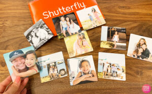 Shutterfly Photo Magnets on the Table