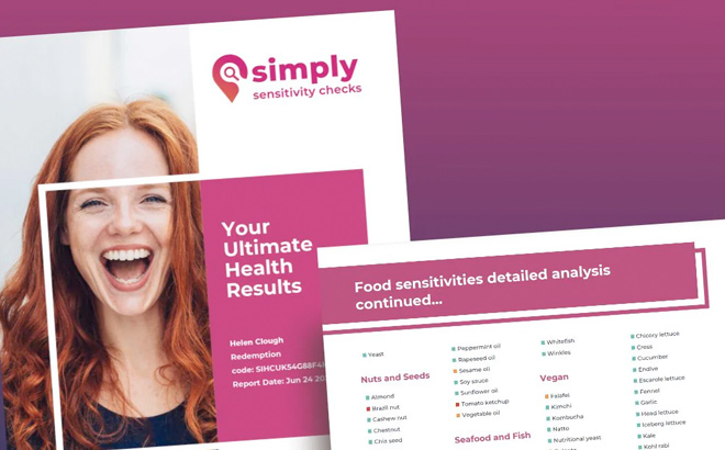 Simply Sensitivity Checks Advanced Test 1000 Items Food Drink Metals Vitamins Minerals Additives and Gut Health Sensitivities