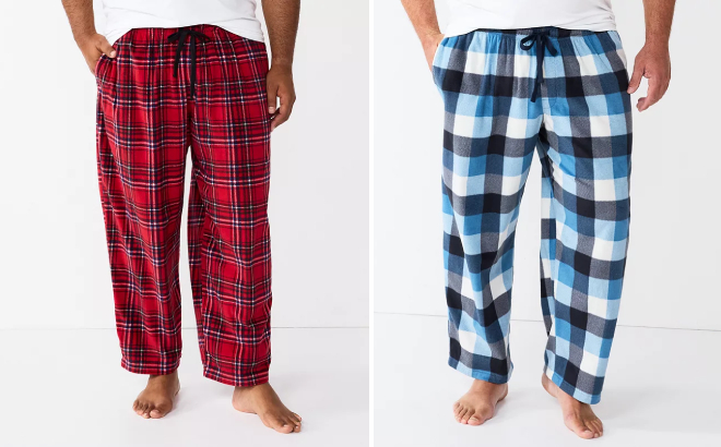 Sonoma Goods For Life Big Tall Mens Microfleece Sleep Pants