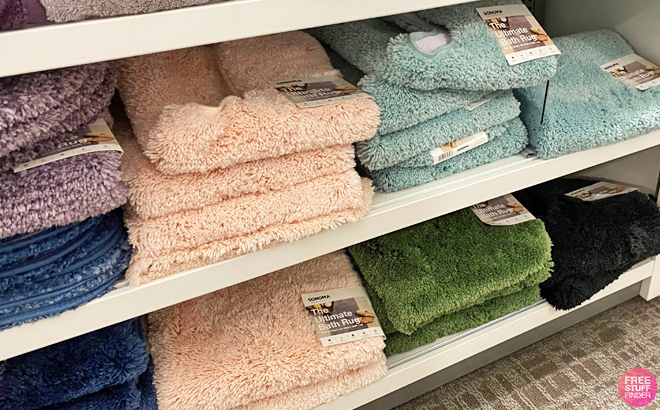 Sonoma Goods For Life Ultimate Bath Rugs on a Shelf