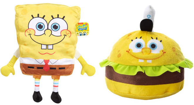 Spongebob Squarepants and Krabby Patty Plush