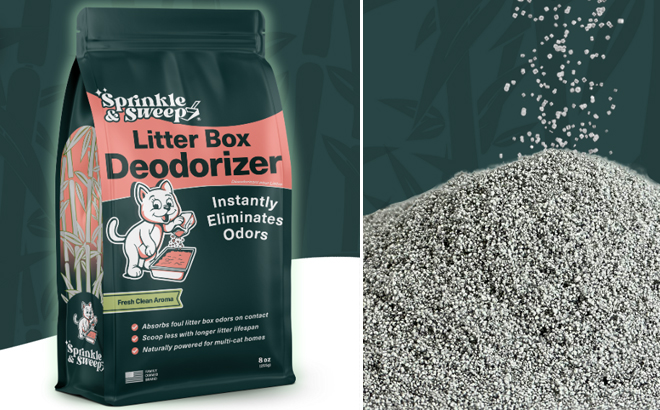 Sprinkle Sweep Litter Box Deodorizer