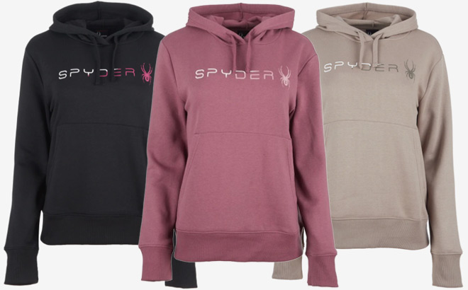Spyder Womens Fade Graphic Hoodie in 3 Colors
