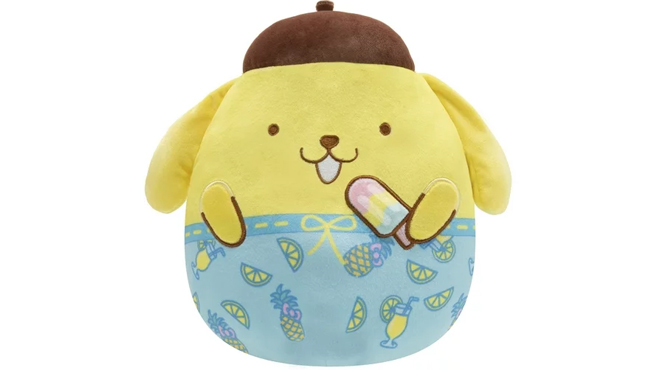 Squishmallows Childs 10 inch Sanrio Ocean Party Series Yellow Plush Pompompurin Beach Squishmallows Childs 10 inch Sanrio Ocean Party Series Yellow Plush Pompompurin Beach