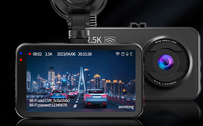 Ssontong Dash Cam Front and Rear
