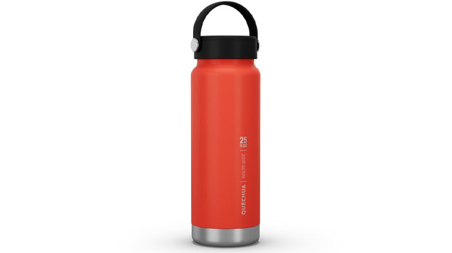 Stainless Steel Water Bottle on White Background 1