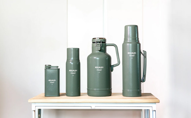 Stanley and FRGMT Collection on a Table