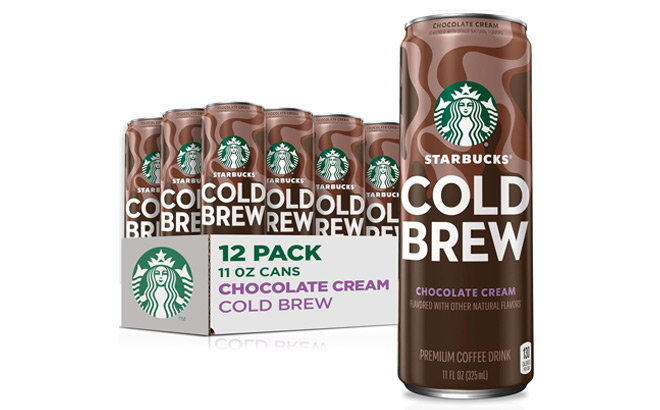 Starbucks Cold Brew Chocolate Cream Coffee 12 Pack