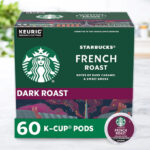 Starbucks K Cup Coffee Pods Dark Roast Coffee French Roast
