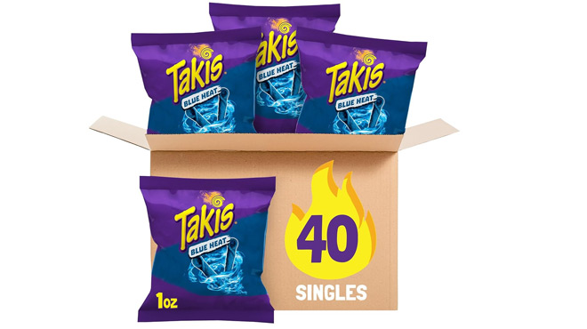 Takis Blue Heat Tortilla Chips 40 Pc