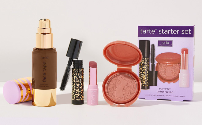 Tarte 4 Piece Face Tape Foundation Custom Set Tarte 4 Piece Face Tape Foundation Custom Set