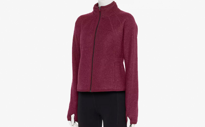 Tek Gear Womens Micro Fleece Jacket Tek Gear Womens Micro Fleece Jacket