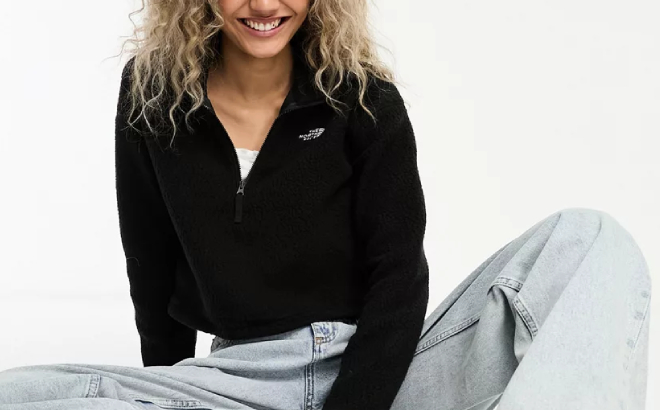 The North Face High Pile Cropped Womens Fleece Pullover
