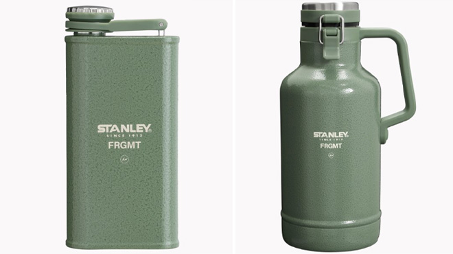 The Stanley and FRGMT Classic Flask and Grwoler