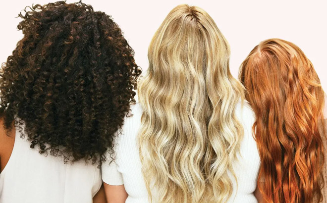 Three Women Showing Their Beautiful Hair