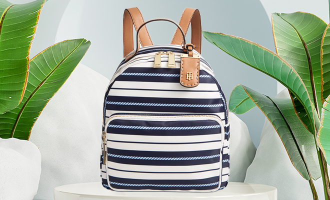 Tommy Hilfiger Julia Fashion Breton Rope Backpack Tommy Hilfiger Julia Fashion Breton Rope Backpack