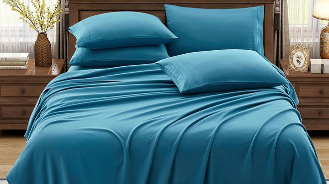 Treely 4 Piece Twin Sheet Set