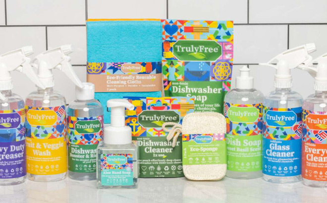 Truly Free Family Safe Cleaning Products