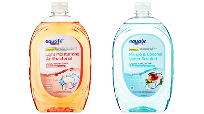 Two Equate Liquid Hand Soap Refills