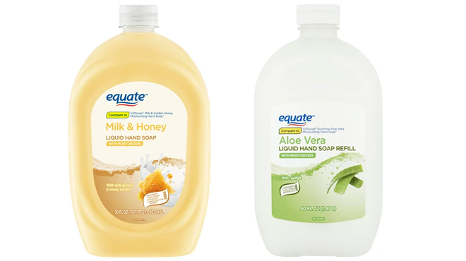 Two Equate Moisturizing Liquid Hand Soap Refills