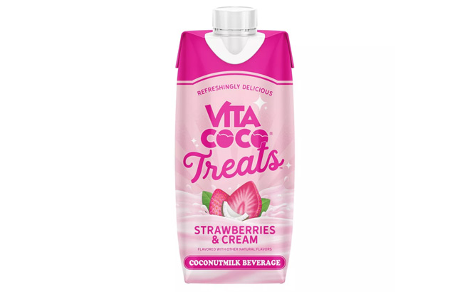 Vita Coco Treats Strawberries Cream Coconut Milk Drink