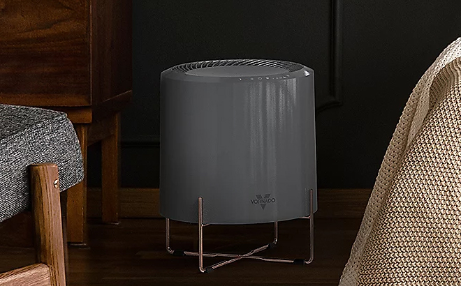 Vornado HEPA Whole Room Air Purifier Placed in the the Bedroom