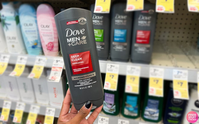 Walgreens Dove Men Care Deep Clean Body Face Scrub 1a 2022 10 16