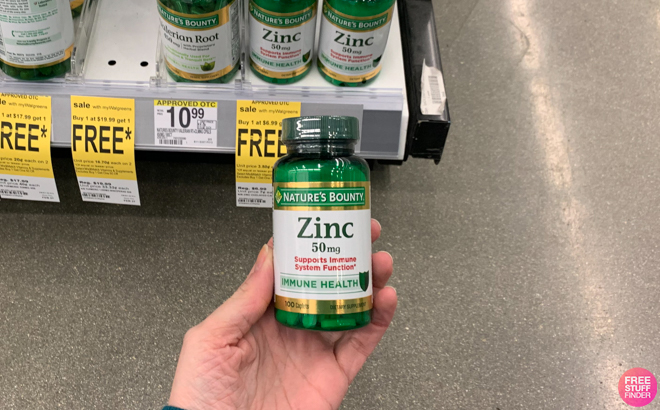 Walgreens Natures Bounty Zinc Caplets Dietary Supplements Vertical 1b Vertical 2021 1 17 1