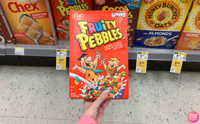 Walgreens Post Fruity Pebbles Rice Cereal 1b 2021 3 14