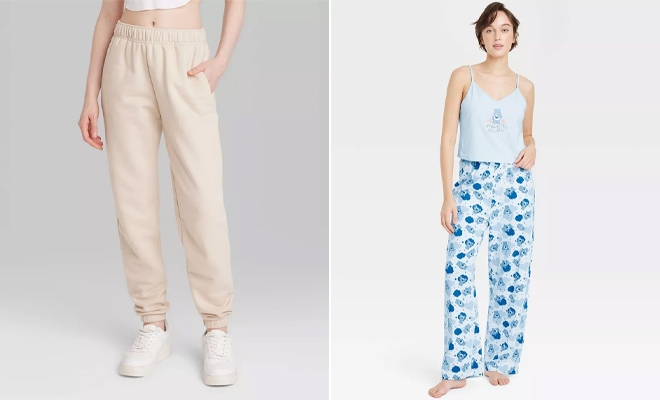 Wild Fable Womens High Rise Tapered Perfect Sweatpants and Womens Care Bears X Skinnydip Graphic Pajama Set Wild Fable Womens High Rise Tapered Perfect Sweatpants and Womens Care Bears X Skinnydip Graphic Pajama Set