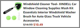 Windshield Cleaner Tool Final Price with Promo Code at Amazon