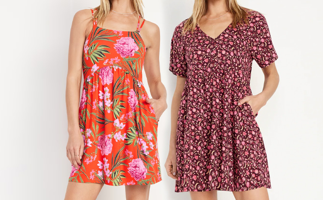 Women Wearing Old Navy Dresses