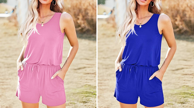 Womens Summer Rompers