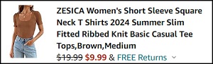 Womens T Shirts Checkout