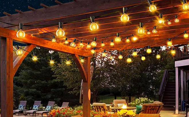 Xurisen 48 ft LED Outdoor String Lights