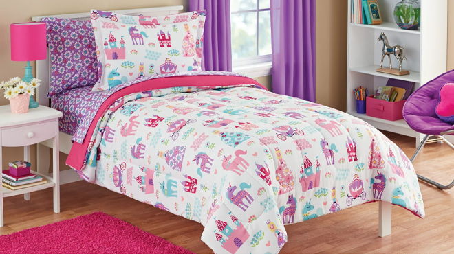 Your Zone Pretty Princess Bed in a Bag Bedding Set 1