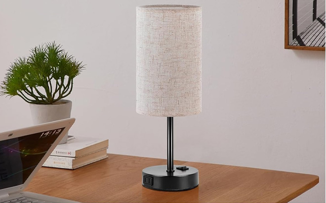 ZJOJO Table Lamp for Bedroom