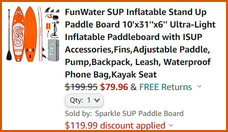 Inflatable Stand Up Paddle Board Summary
