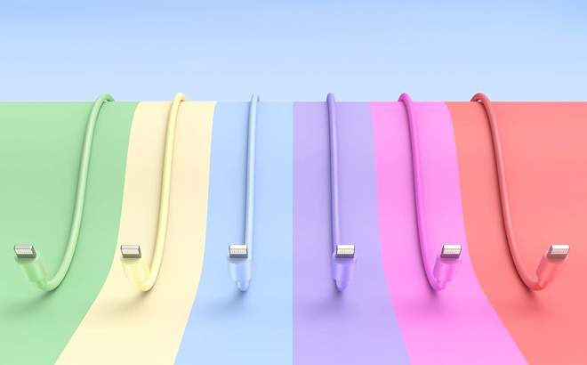 iPhone Lightning Charger Cable 6 Pack