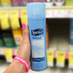 A Person Holding a Suave Antiperspirant Deodorant