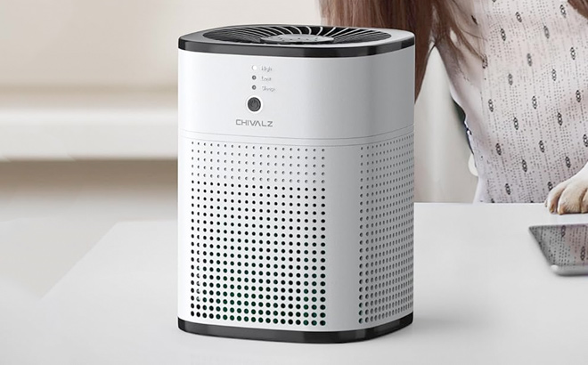 2 Pack CHIVALZ Air Purifiers for Bedroom Air Purifiers for Home Bedroom