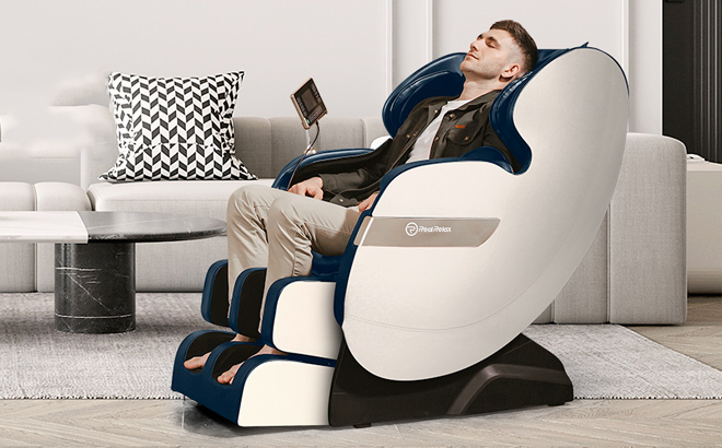 2023 Full Body Massage Chair of Dual Core Zero Gravity