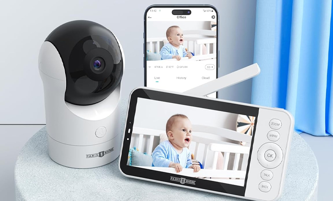 2K UHD WiFi Video Camera Baby Monitor