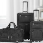 3 Piece Luggage Set in the Room