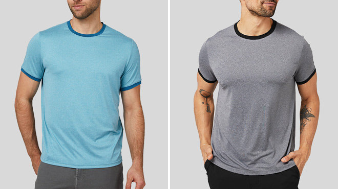 32 Degrees Mens Cool Ringer T Shirt