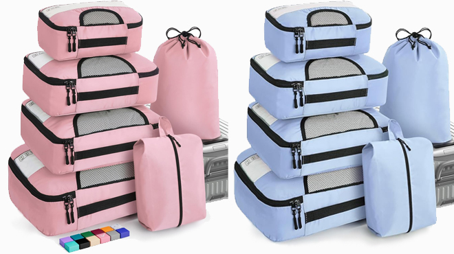 6 Piece Packing Cube Set