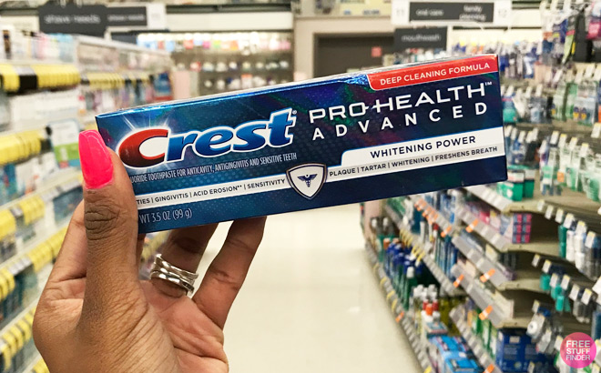 A Crest Pro Health Toothpaste